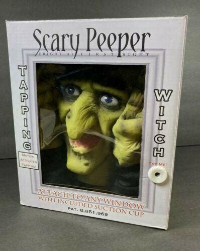 Scary peeper witch